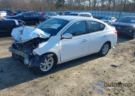 2019 Nissan Versa 1.6 Sv from USA, damaged, VIN 3N1CN7AP4KL802692